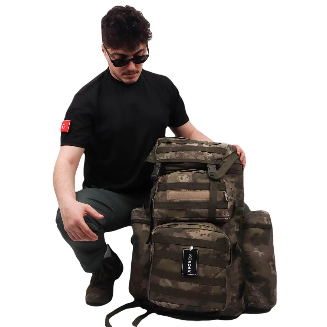 CRW Camouflage Camping Military Operation Backpack - 90 Liter Bag