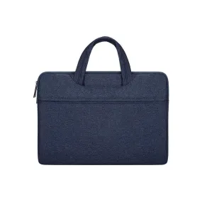 Custom Logo Waterproof Business Computer Laptop Bag Sleeve-Navy Blue