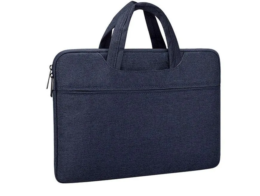 Custom Logo Waterproof Business Computer Laptop Bag Sleeve-Navy Blue