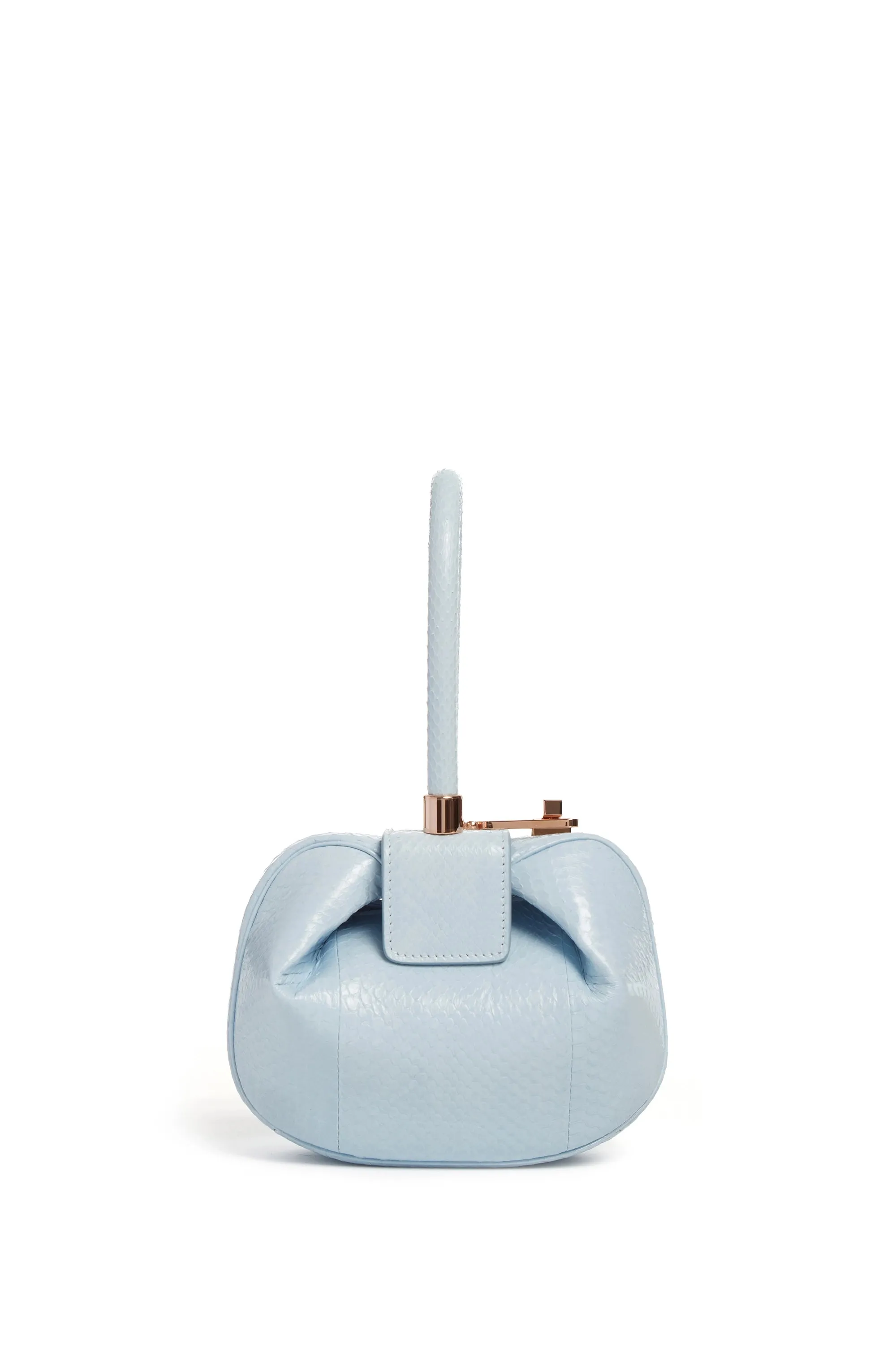 Demi Bag in Light Blue Snakeskin