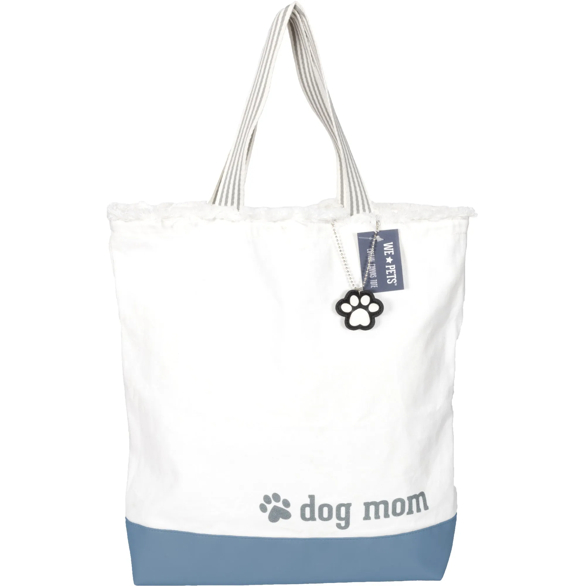 Dog Mom Canvas Tote Bag