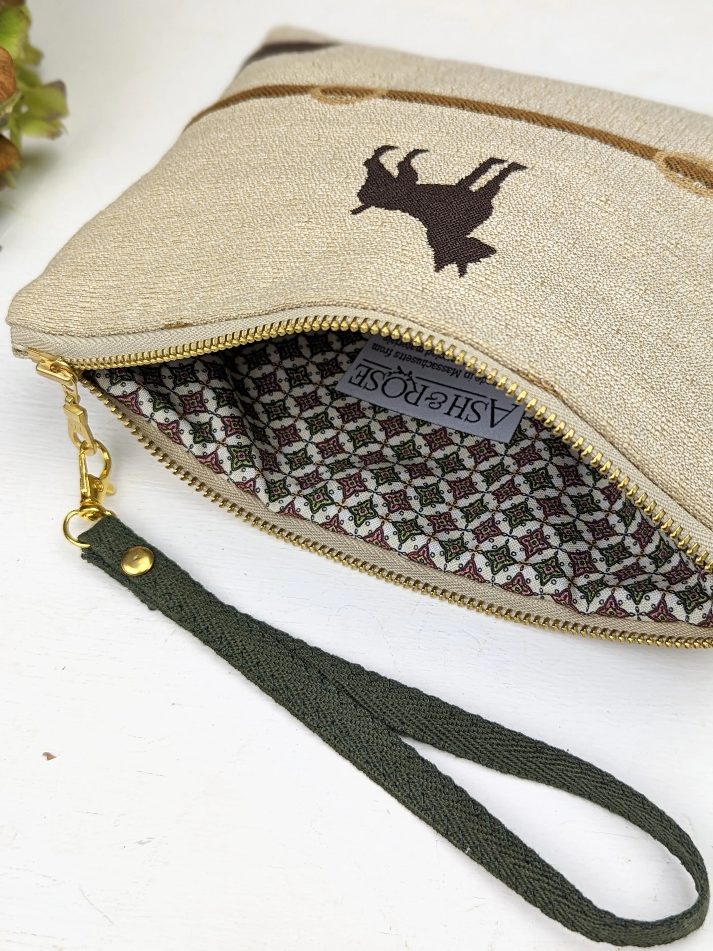 Dog Walk Wristlet Purse