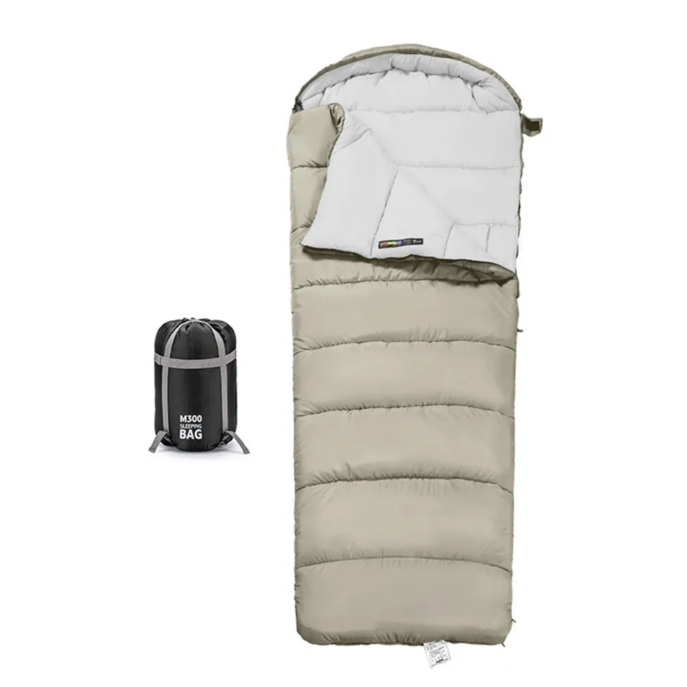 Double Persons Sleeping Bags For Adults Cold Weather 12°C- -18°C Cold-Resistant With Hooded Anti-splashing For Camping