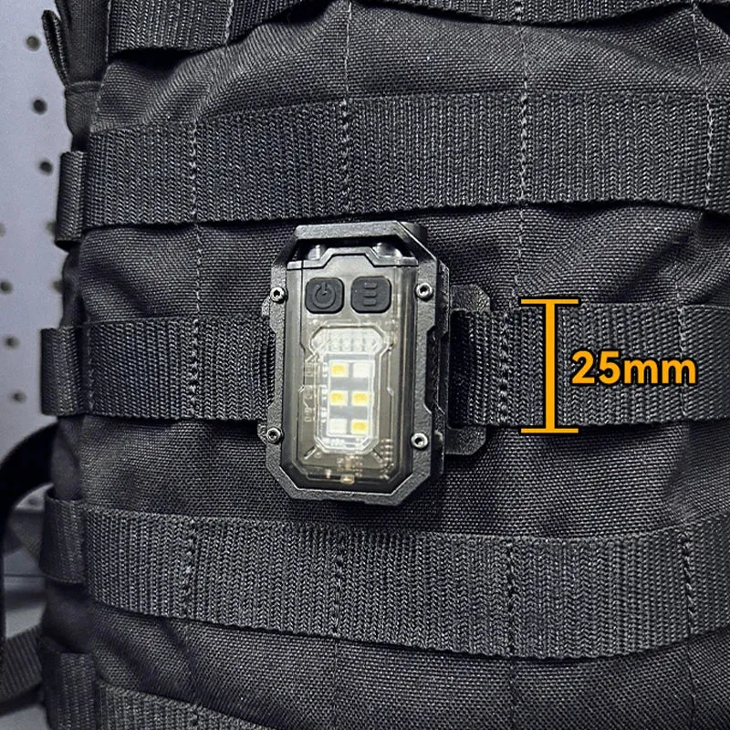 EDC Tactical Flashlight   Molle 25mm Backpack Strap