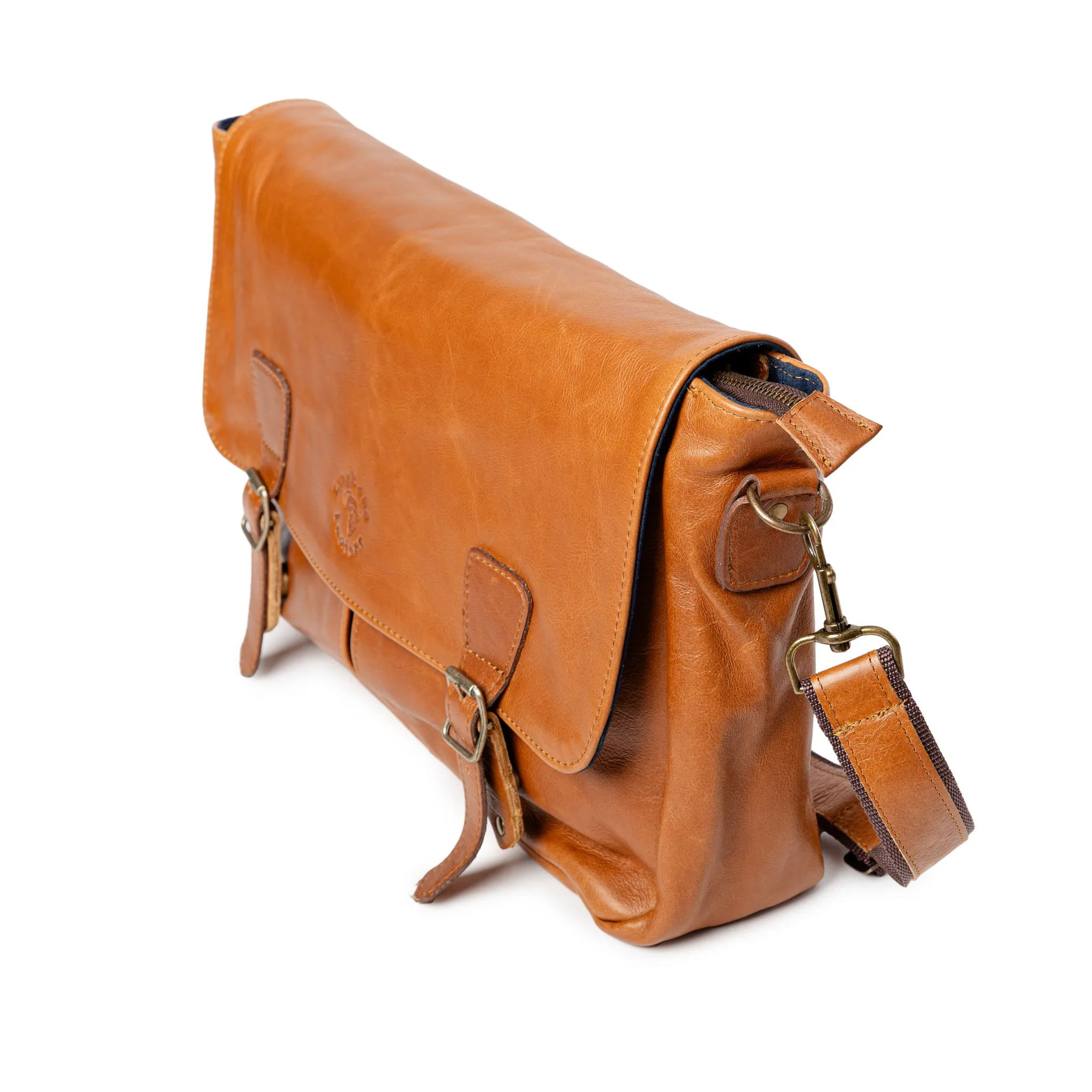 Elegant Leather 15 Inch Messenger