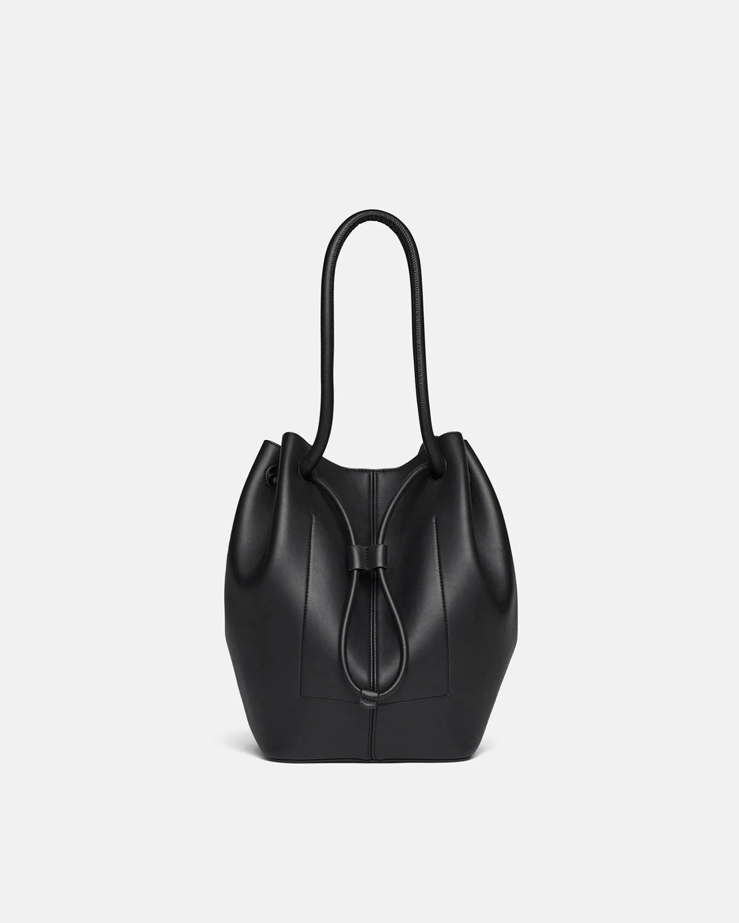 Elongated Bucket Medium - Elongated Bucket Bag - Black