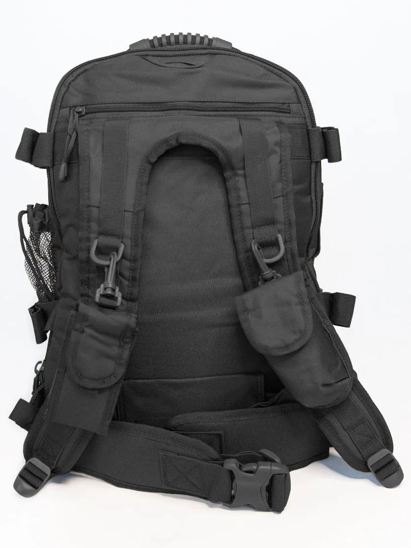 Expandable Tactical Backpack w/ Rank Patches