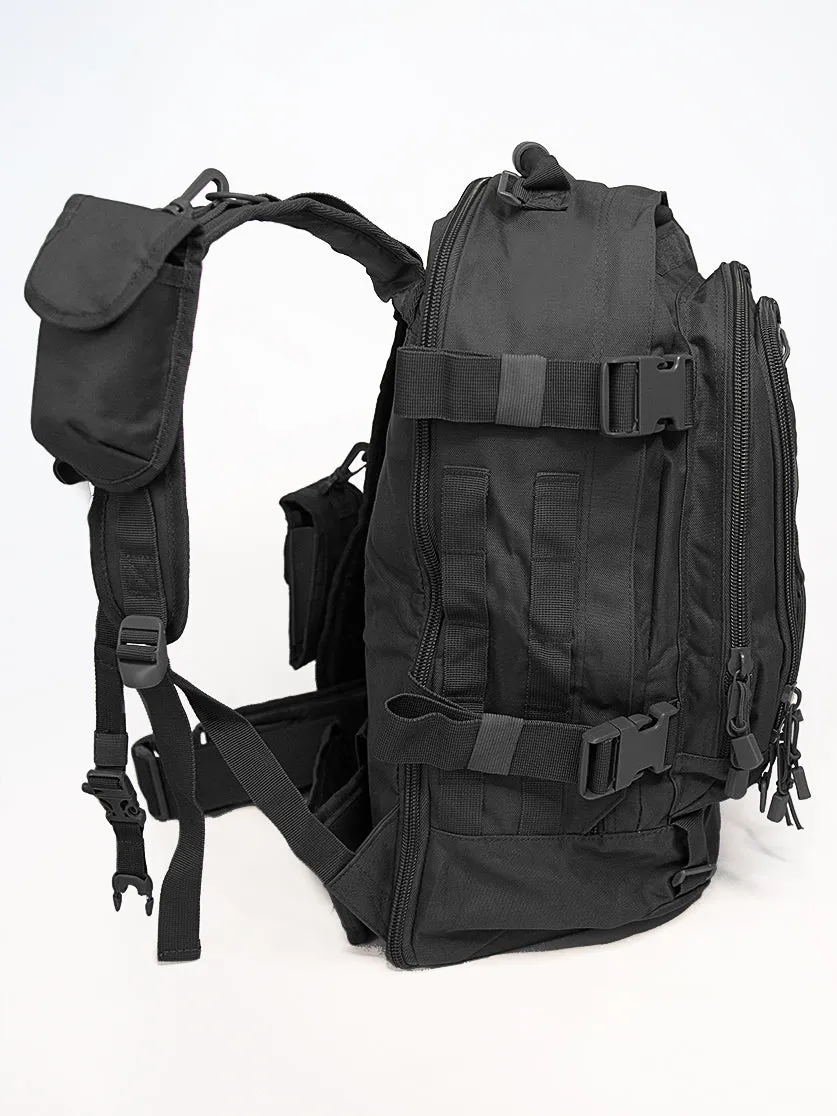 Expandable Tactical Backpack w/ Rank Patches