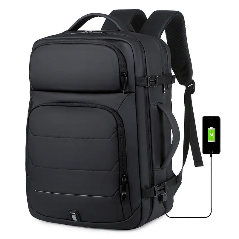 Fashion Student Large Capacity Expandable Travel Backpack