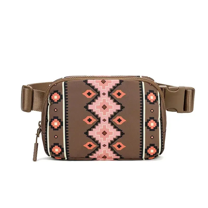 Fashionable Printed Waist Bag