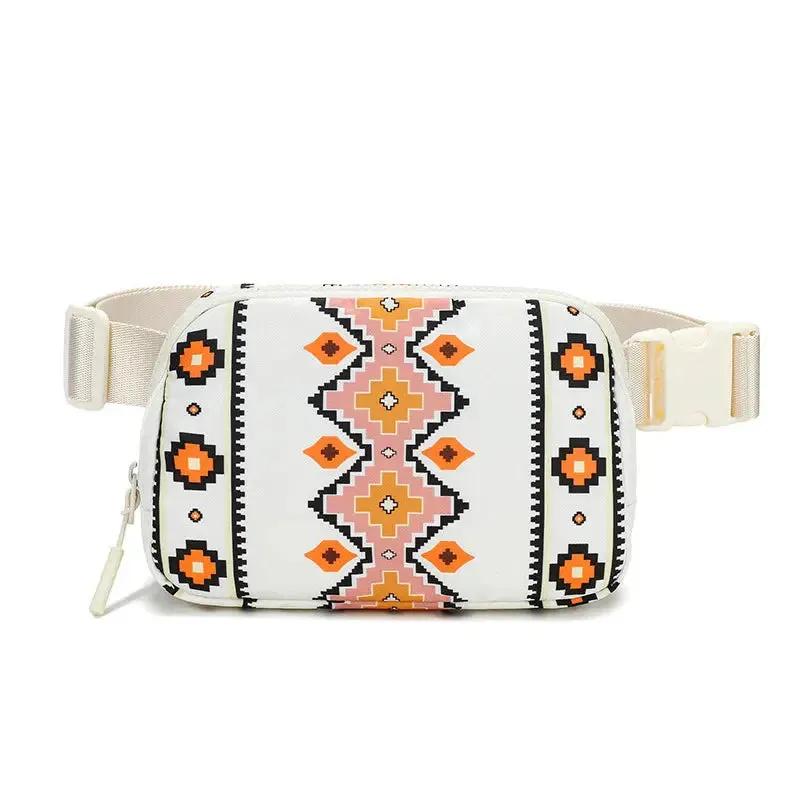 Fashionable Printed Waist Bag