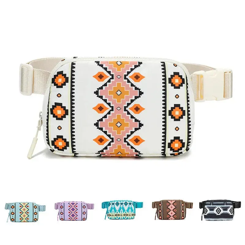 Fashionable Printed Waist Bag