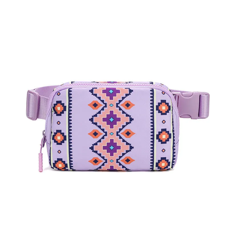 Fashionable Printed Waist Bag