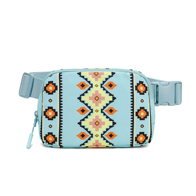 Fashionable Printed Waist Bag