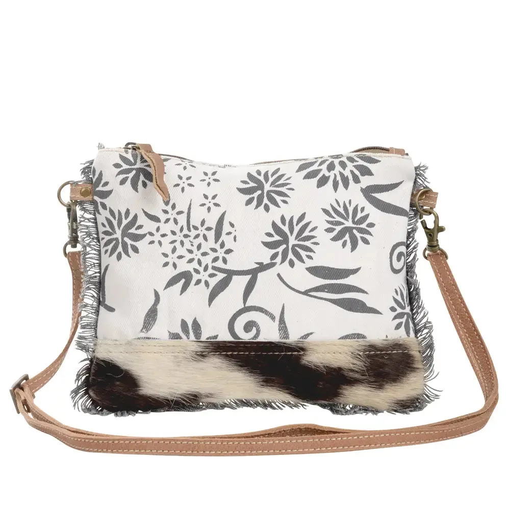 Floral Print Canvas Crossbody