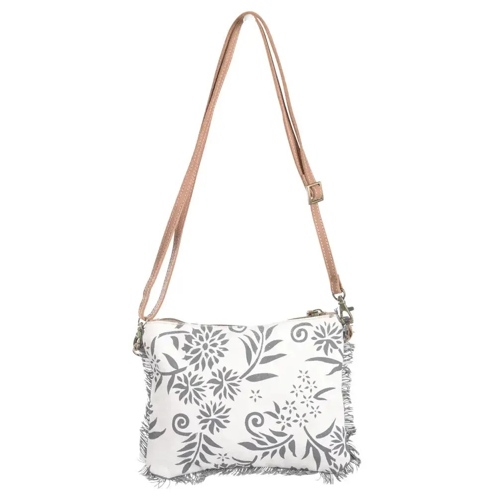 Floral Print Canvas Crossbody