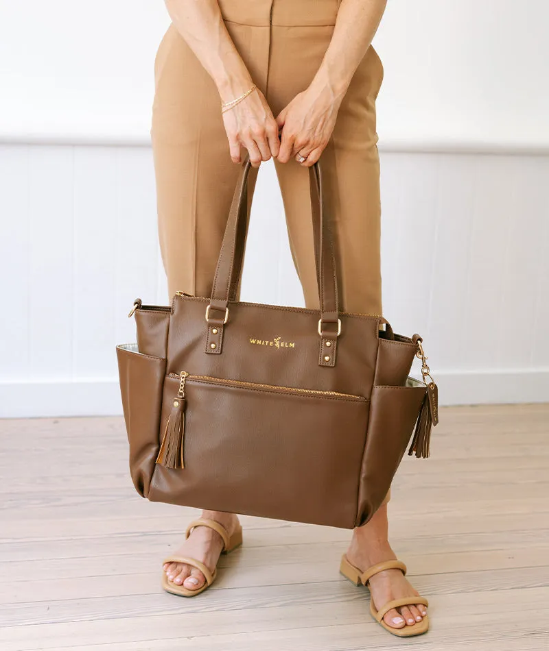 Gemini Convertible Backpack - Coffee Brown