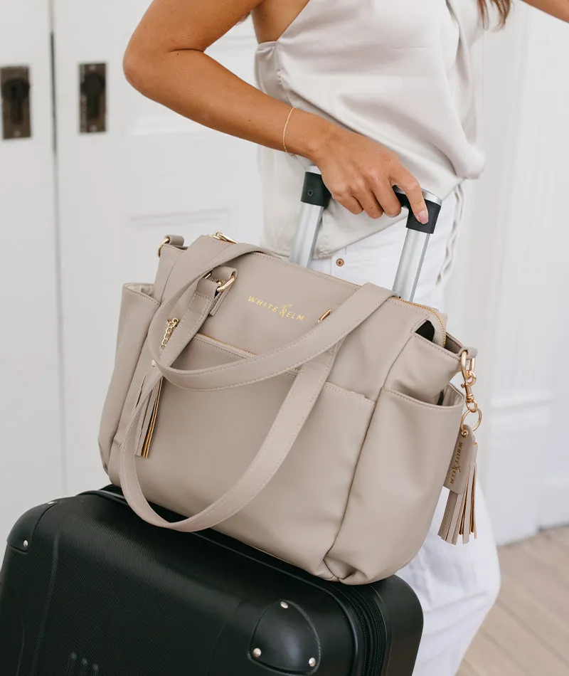 Gemini Mini Convertible Backpack - Taupe