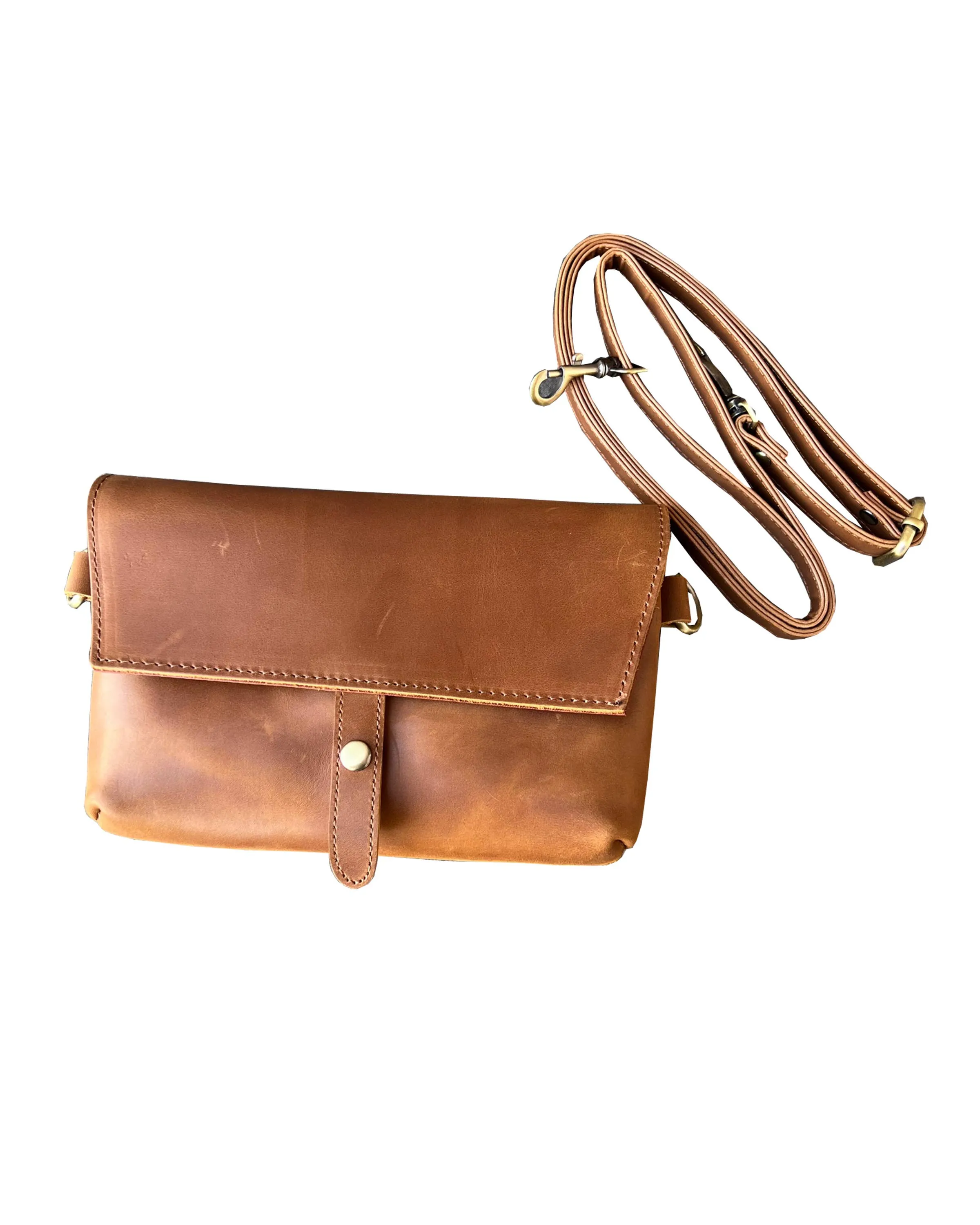 Genuine Leather Lottie Crossbody