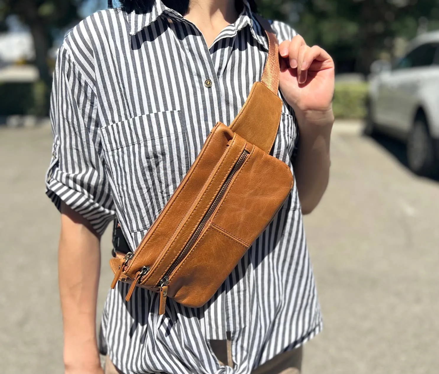 Genuine Leather Stella Bum Bag