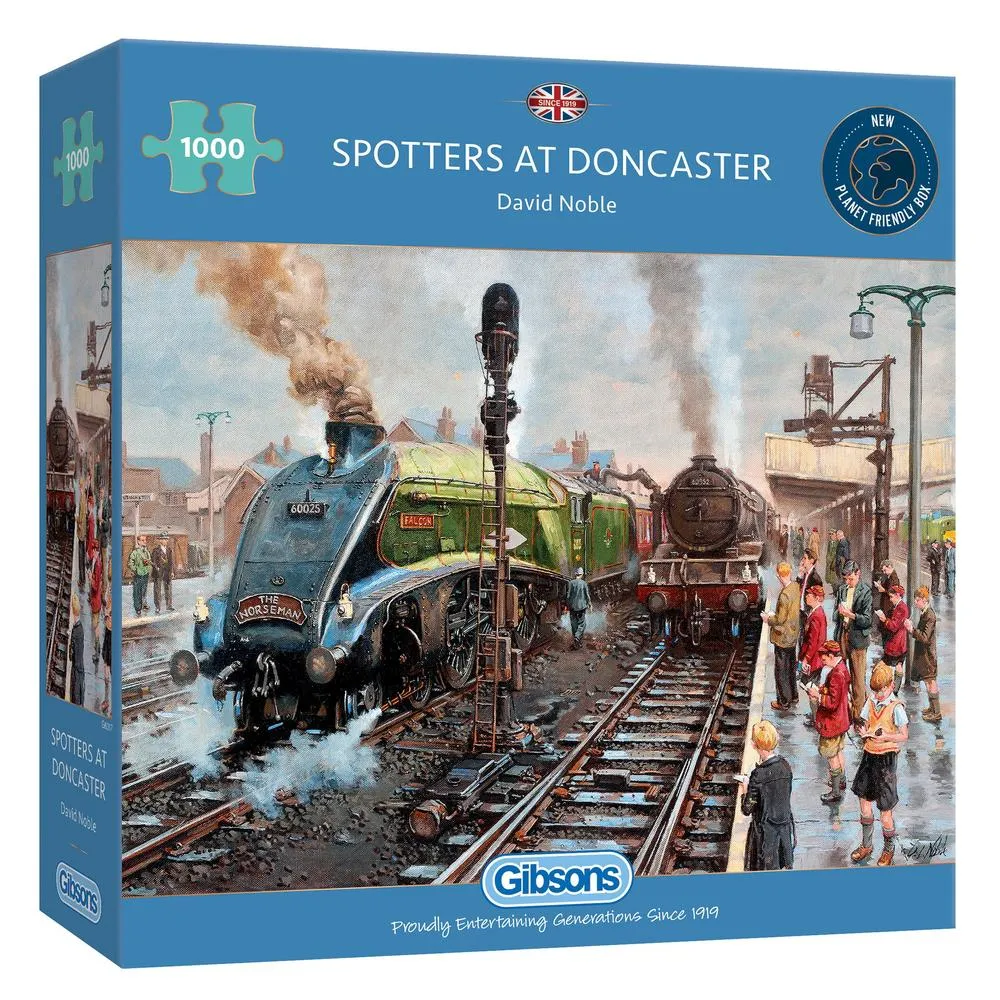 Gibsons Spotters at Doncaster 1000 Piece Jigsaw