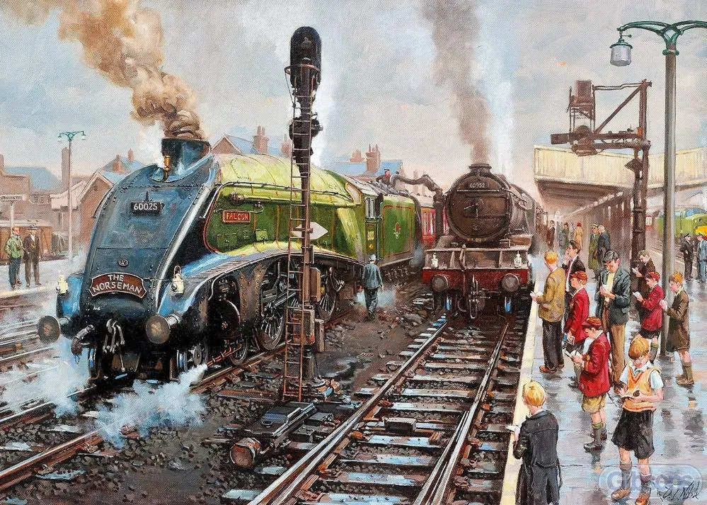 Gibsons Spotters at Doncaster 1000 Piece Jigsaw