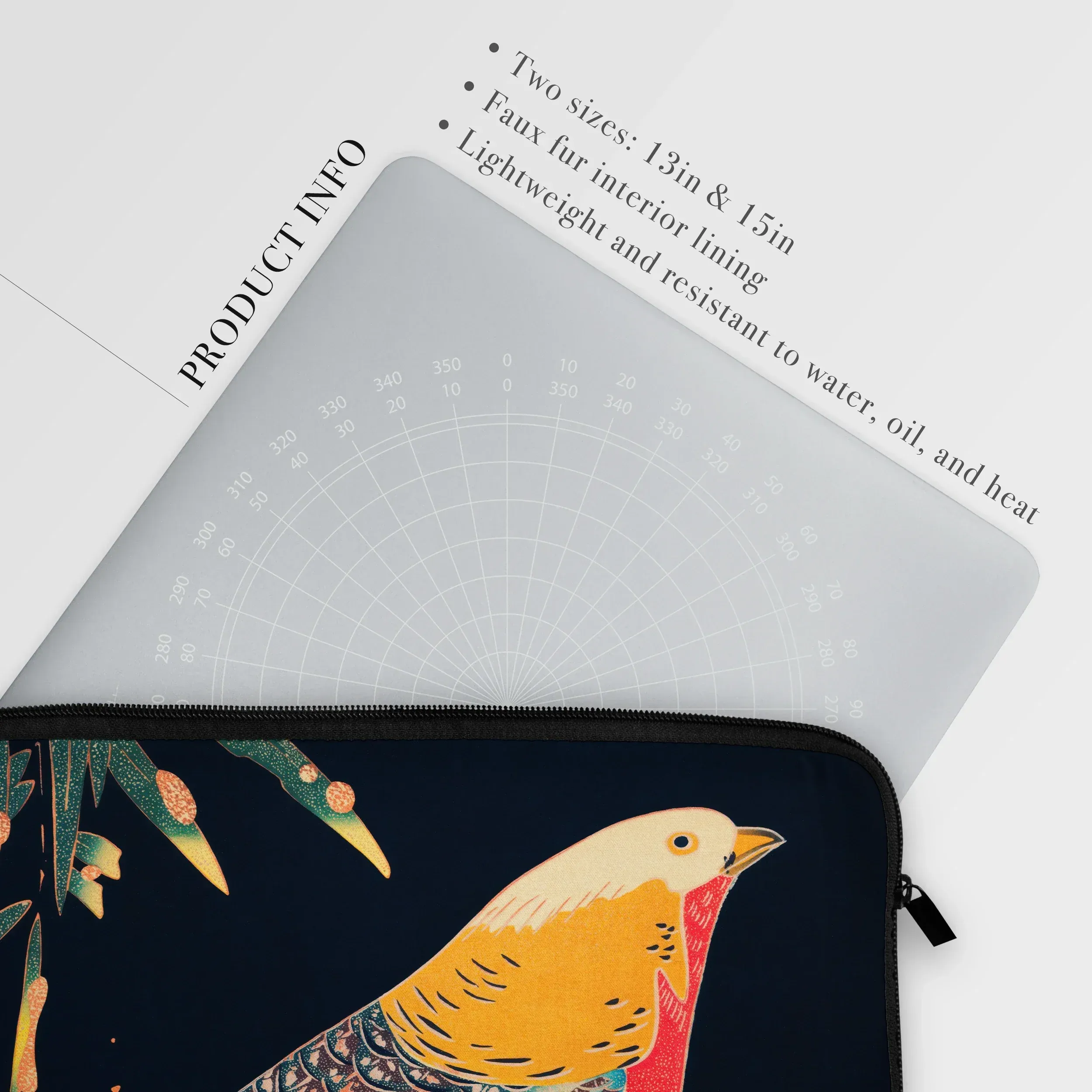 Golden Pheasant in the Snow - Ito Jakuchu Laptop Sleeve