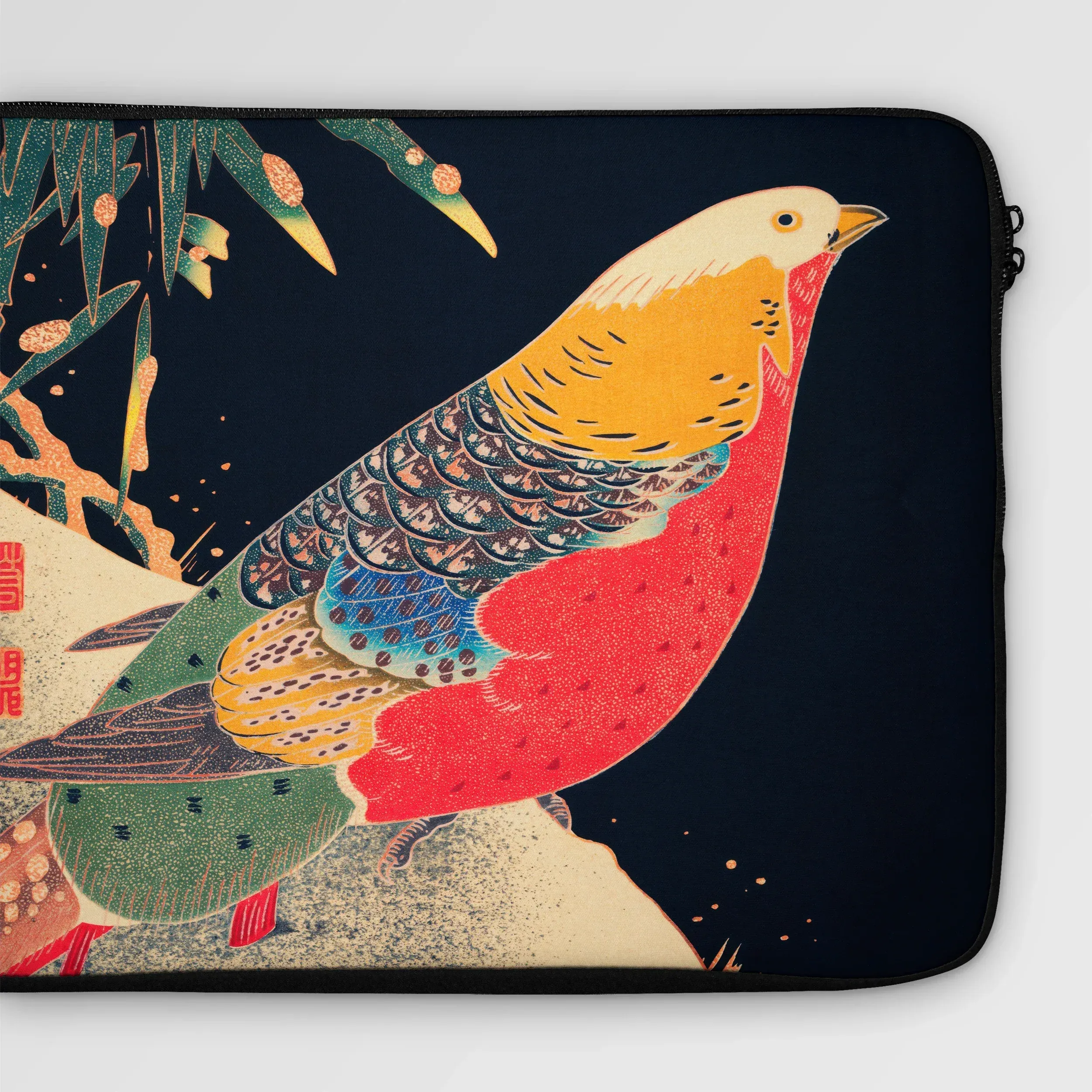 Golden Pheasant in the Snow - Ito Jakuchu Laptop Sleeve