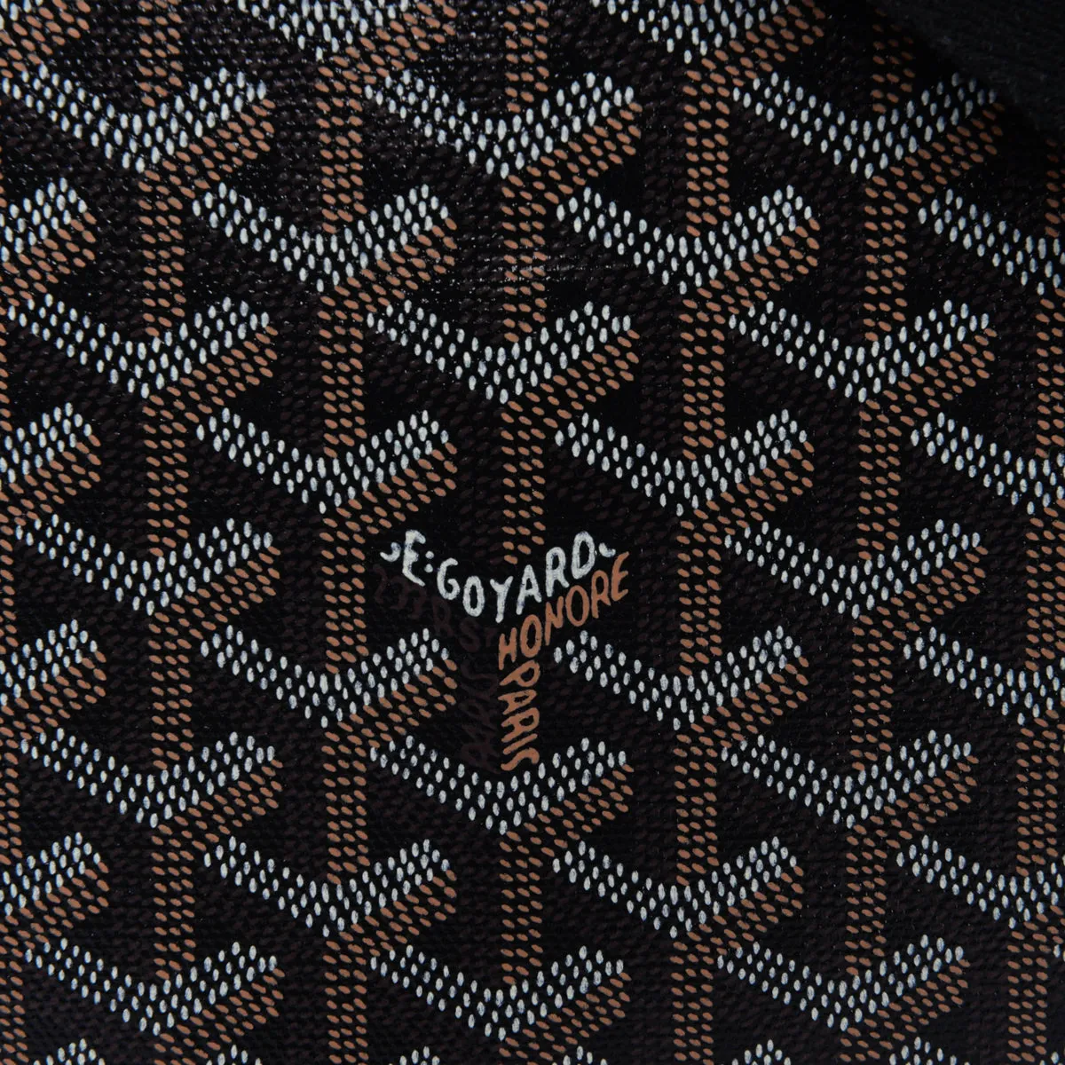 Goyard Black Goyardine Capetien MM Messenger Bag