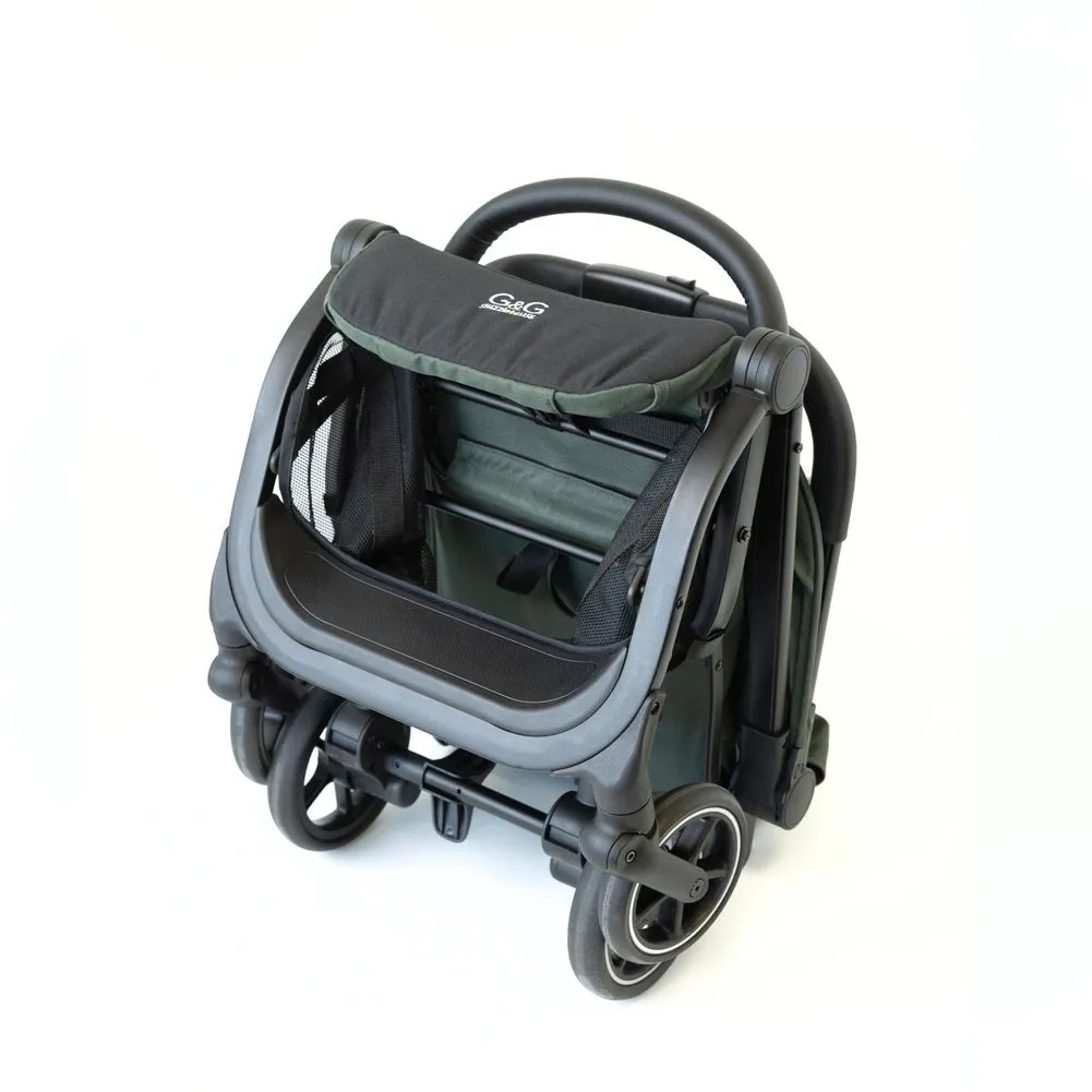 Guzzie   Guss Oxygen V2 Compact Stroller - Raven