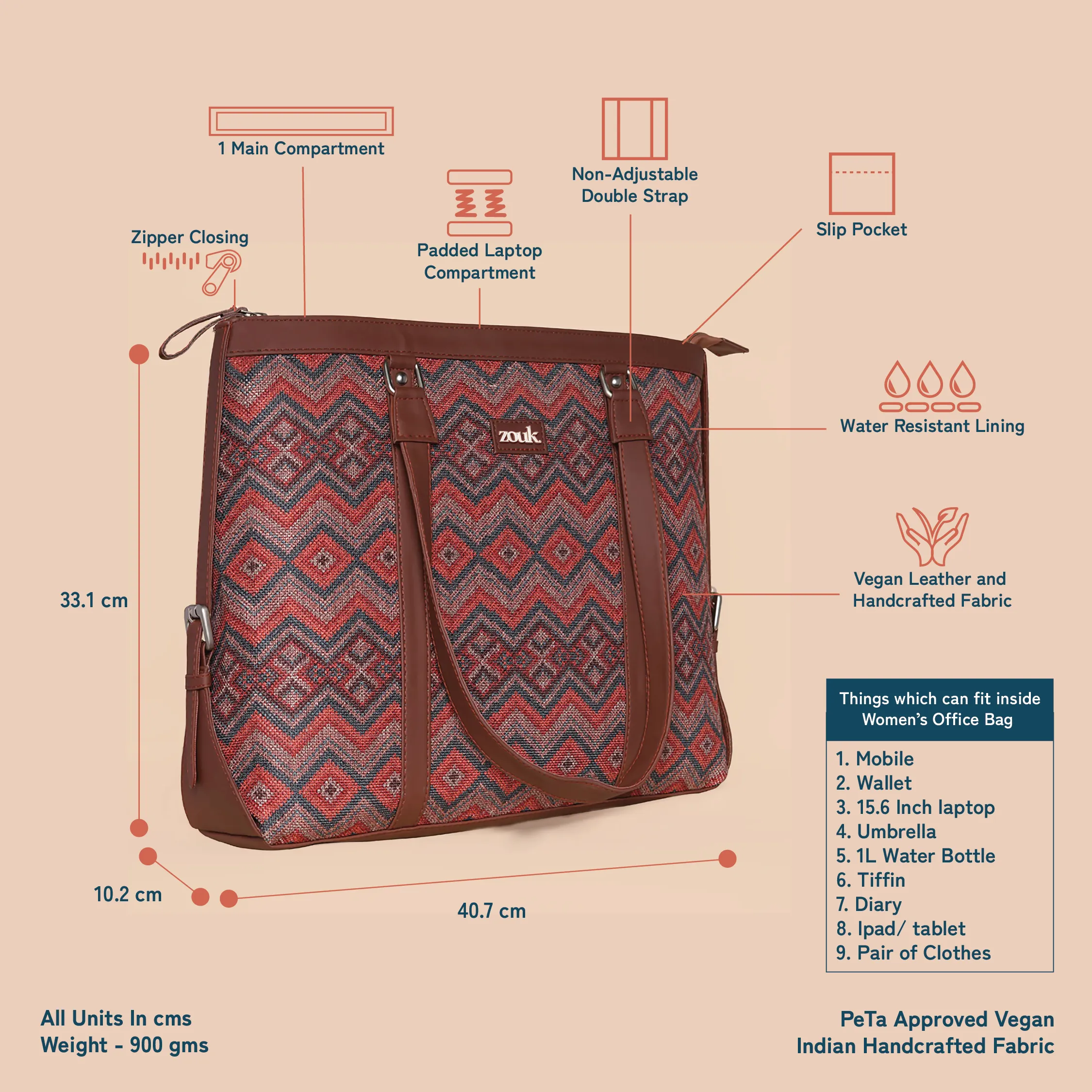 Gwalior Weaves Women's Office Bag