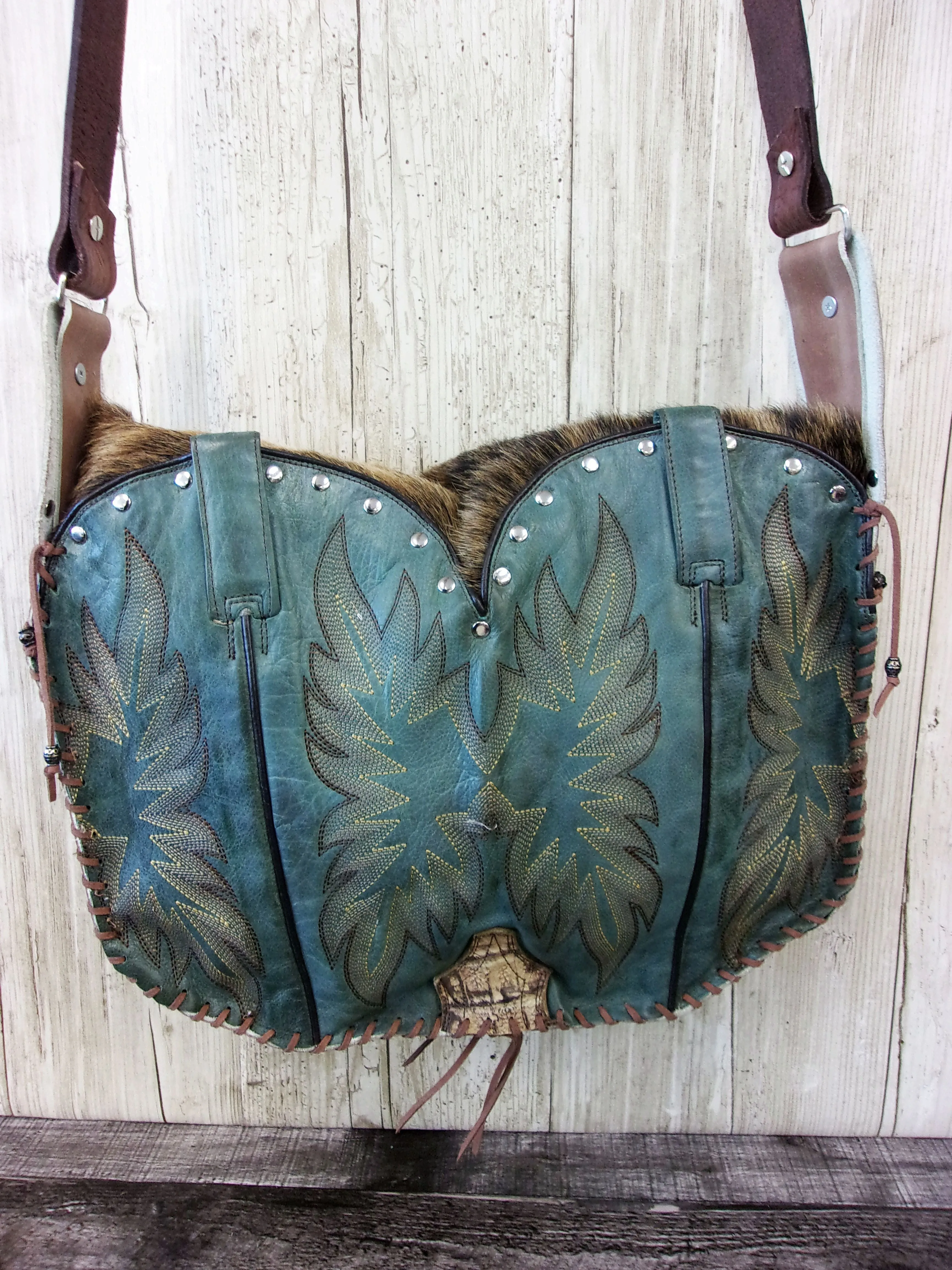 Hand-Painted Boho Bag P010