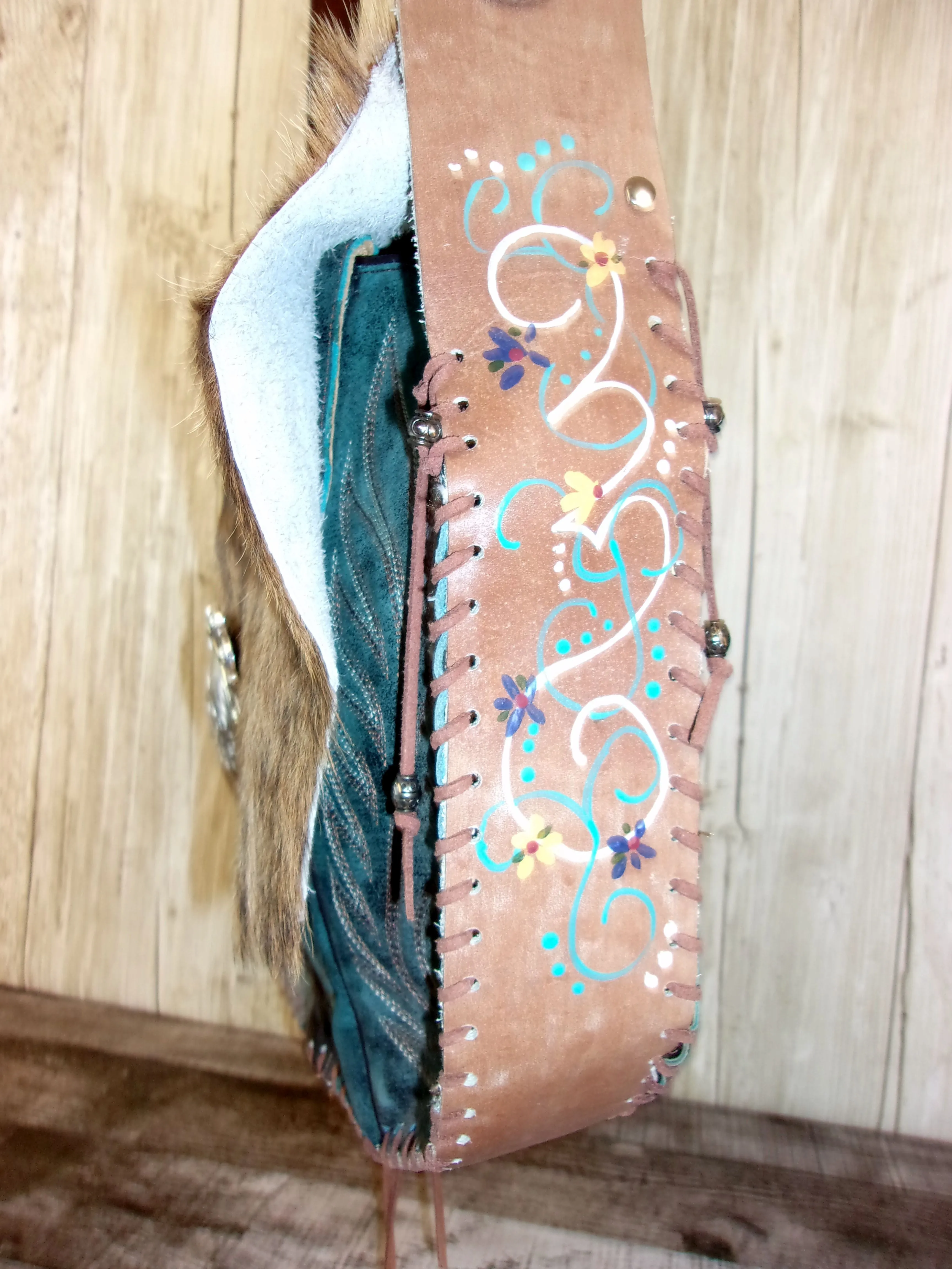 Hand-Painted Boho Bag P010