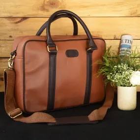 Handcrafted Rich Tangerine Workbag