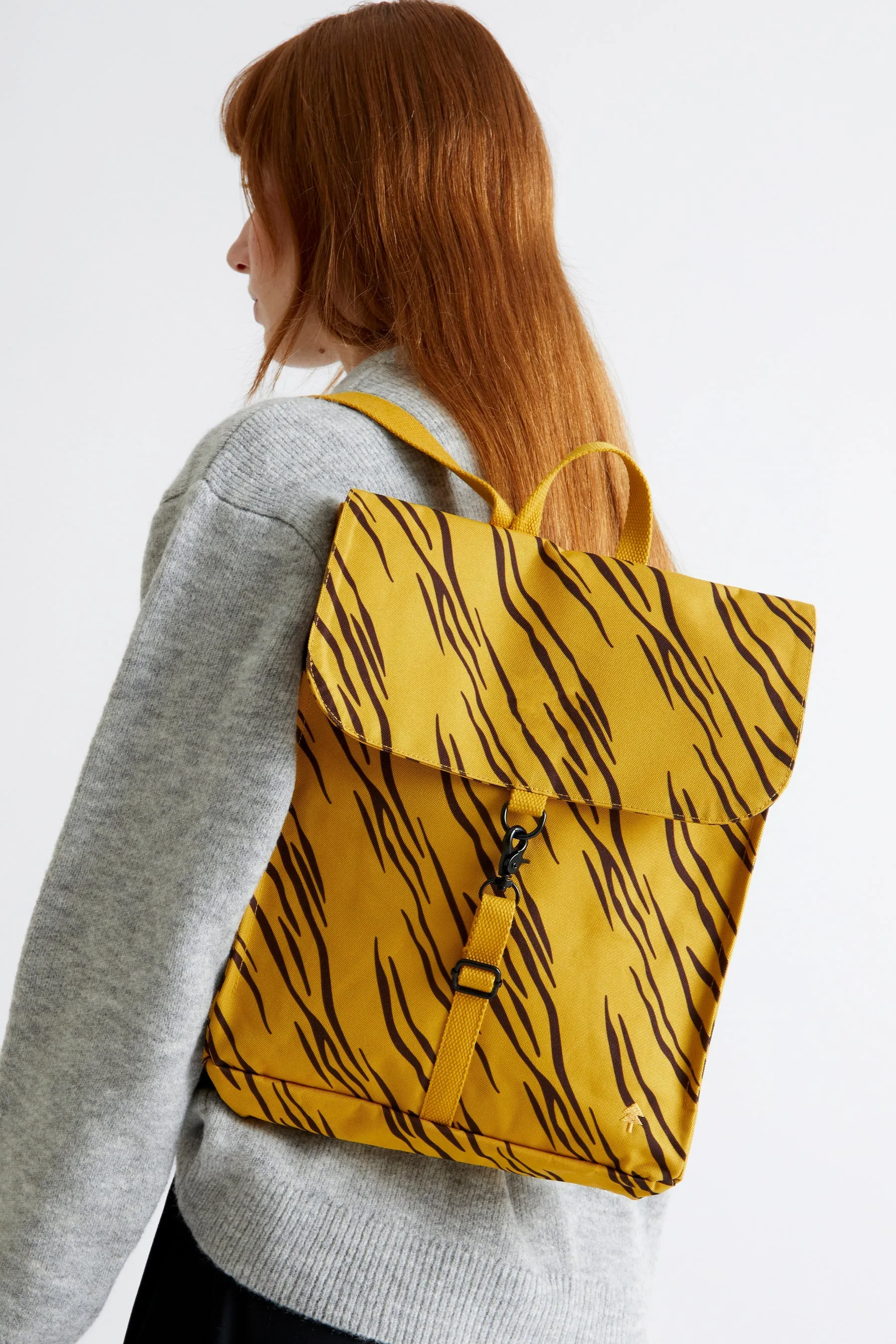 Handy Mini Backpack Tiger Print