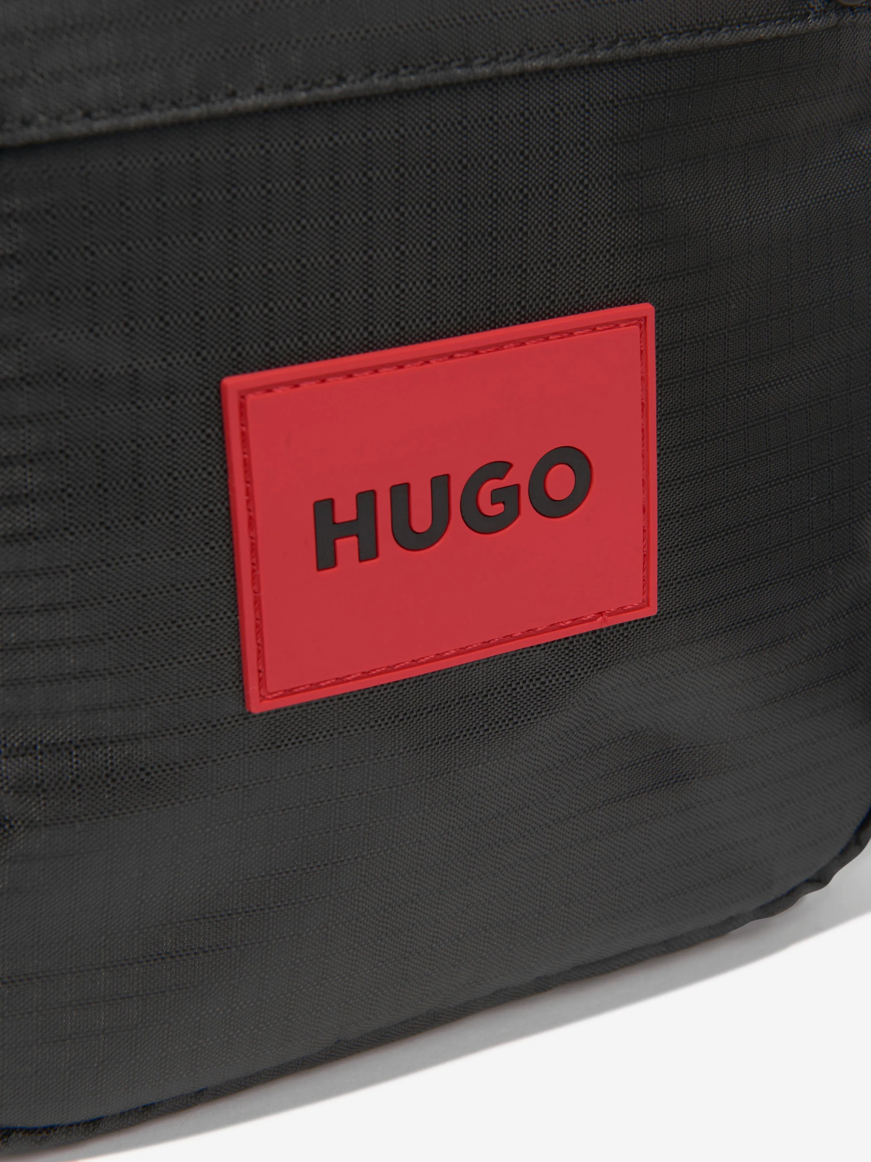 Hugo Boys Logo Messenger Bag in Black