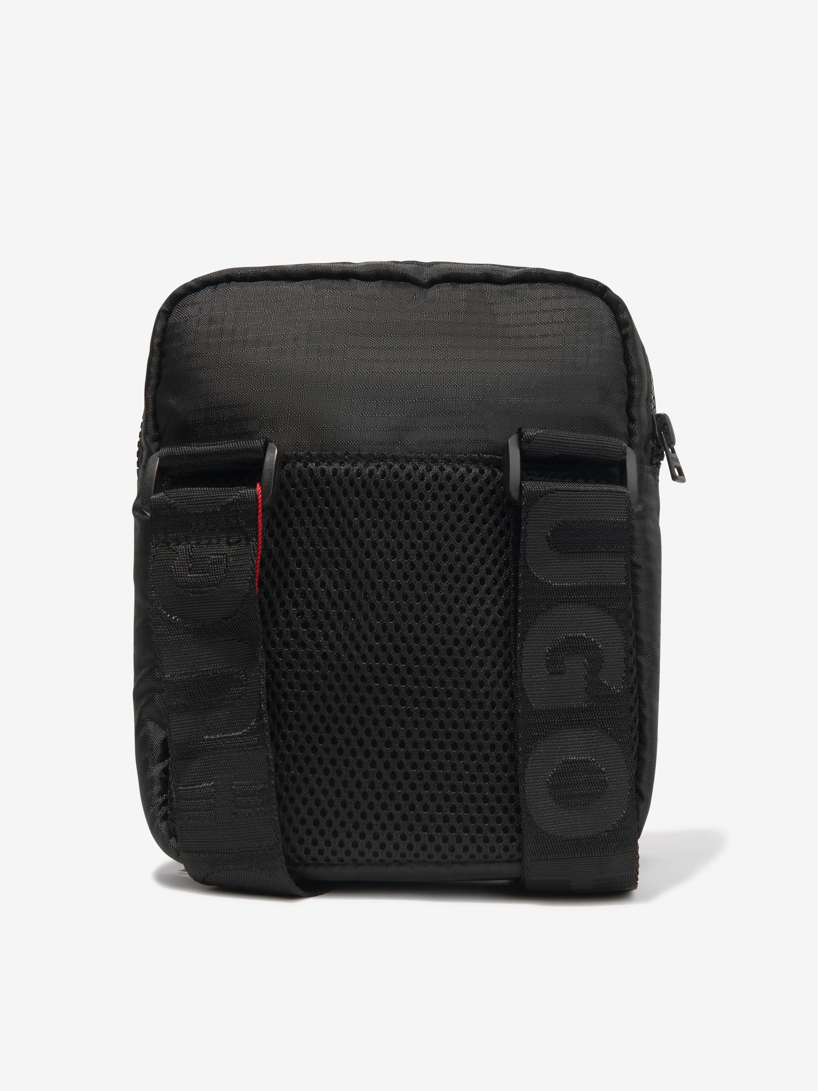 Hugo Boys Logo Messenger Bag in Black