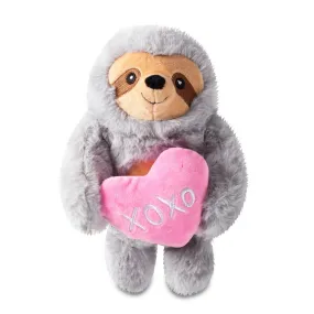 Hugs & Kisses Sloth Squeaky Plush Toy