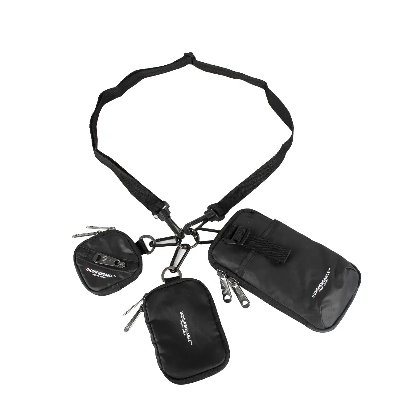 Indispensable 3-in-1 Neck Pouch Black