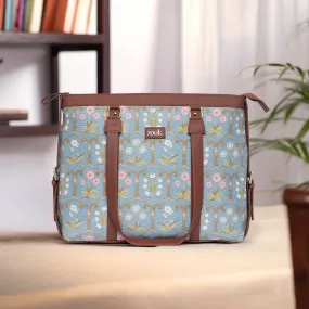 Jaipur Fresco Blue Women's Office Bag