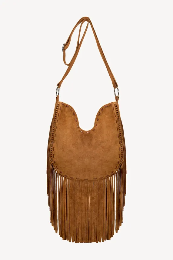 Jaz Hobo Shoulder Bag Brown/Tan