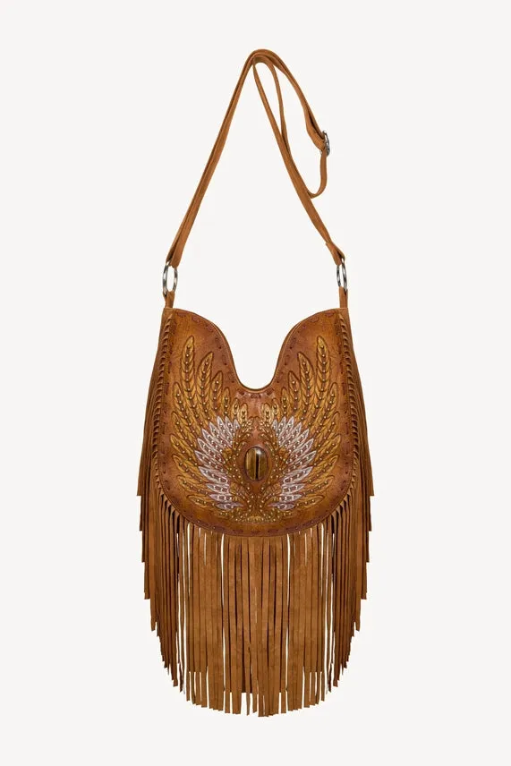 Jaz Hobo Shoulder Bag Brown/Tan