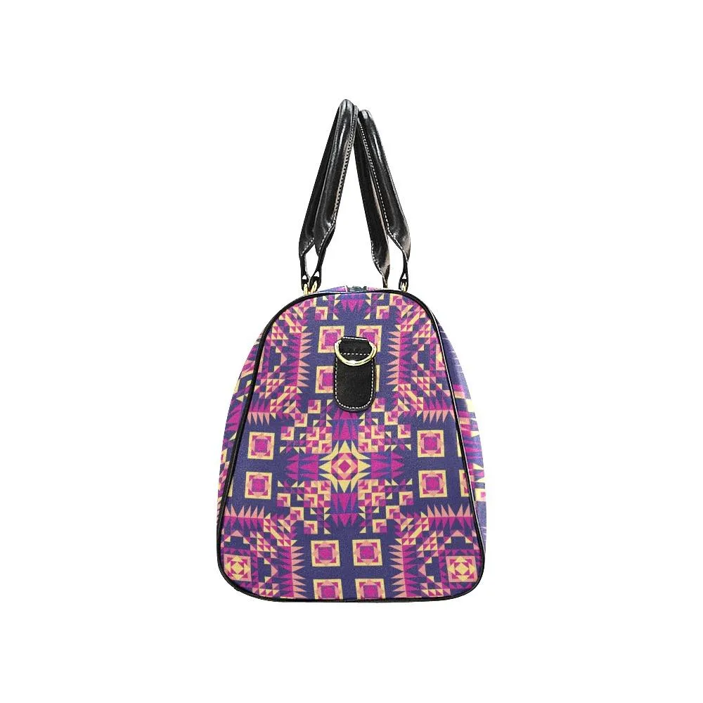 Kaleidoscope Bleu Waterproof Travel Bag