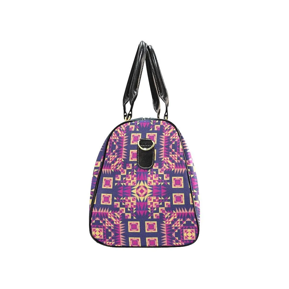 Kaleidoscope Bleu Waterproof Travel Bag