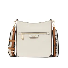 Kate Spade Hudson Colorblocked Messenger Crossbody - Parchment Multi