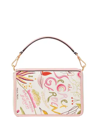 Kate Spade New York Storyteller Secret Garden Embroidered 3d Book Crossbody