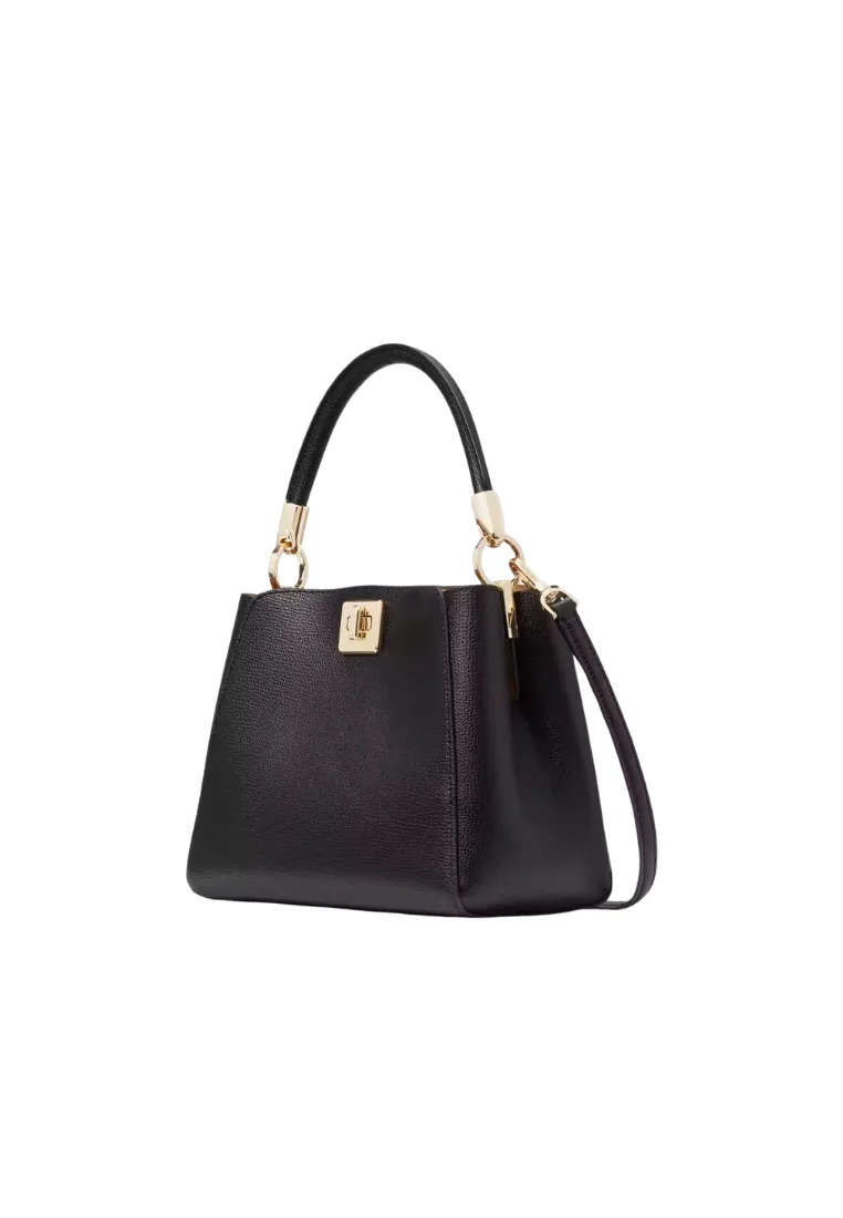 Kate Spade Phoebe Large Top Handle Satchel Bag In Black KG755