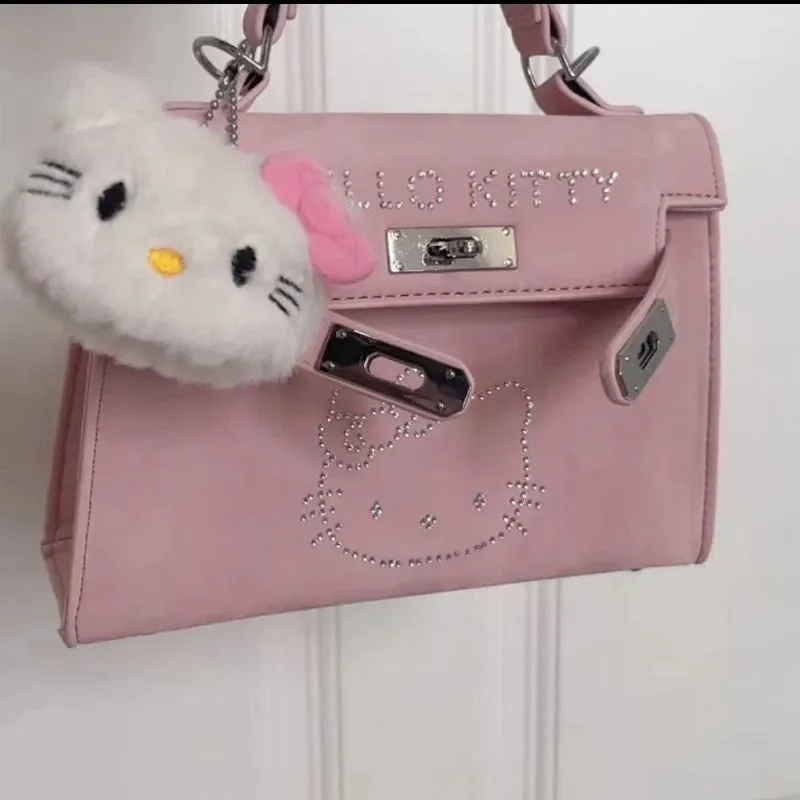 Kitty Diamond Pink Messenger Bag KI562