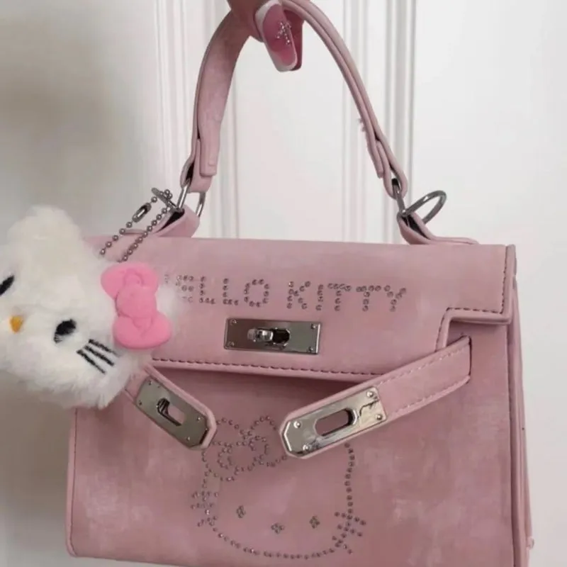 Kitty Diamond Pink Messenger Bag KI562