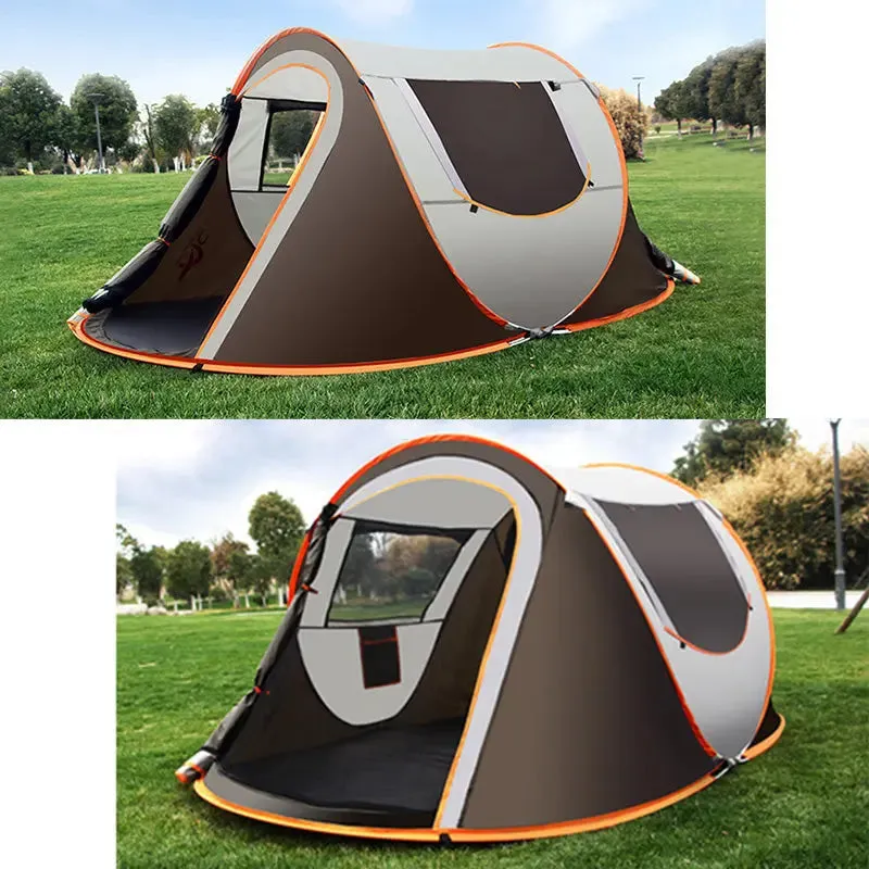 Large Capacity 4 to 5 Persons Automatic Pop Up Camping Tent-Large Capacity Camping Tent